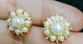 White Navratan Tops 1 Pair