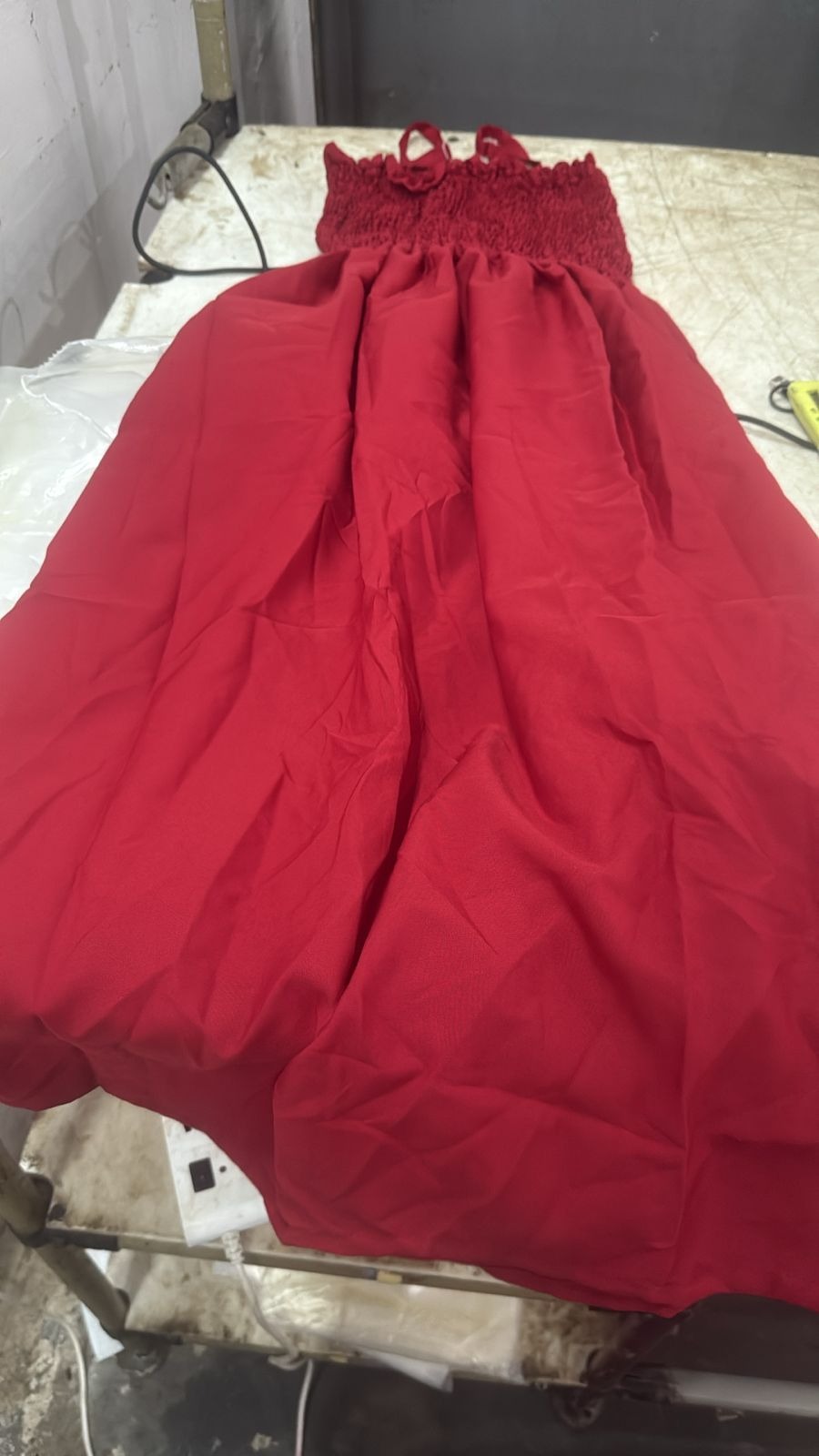 Red Color Dress For Kids Girl Size 15 Years