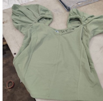 Dream Beauty Fashion Green Colour Top For Women Size Xl