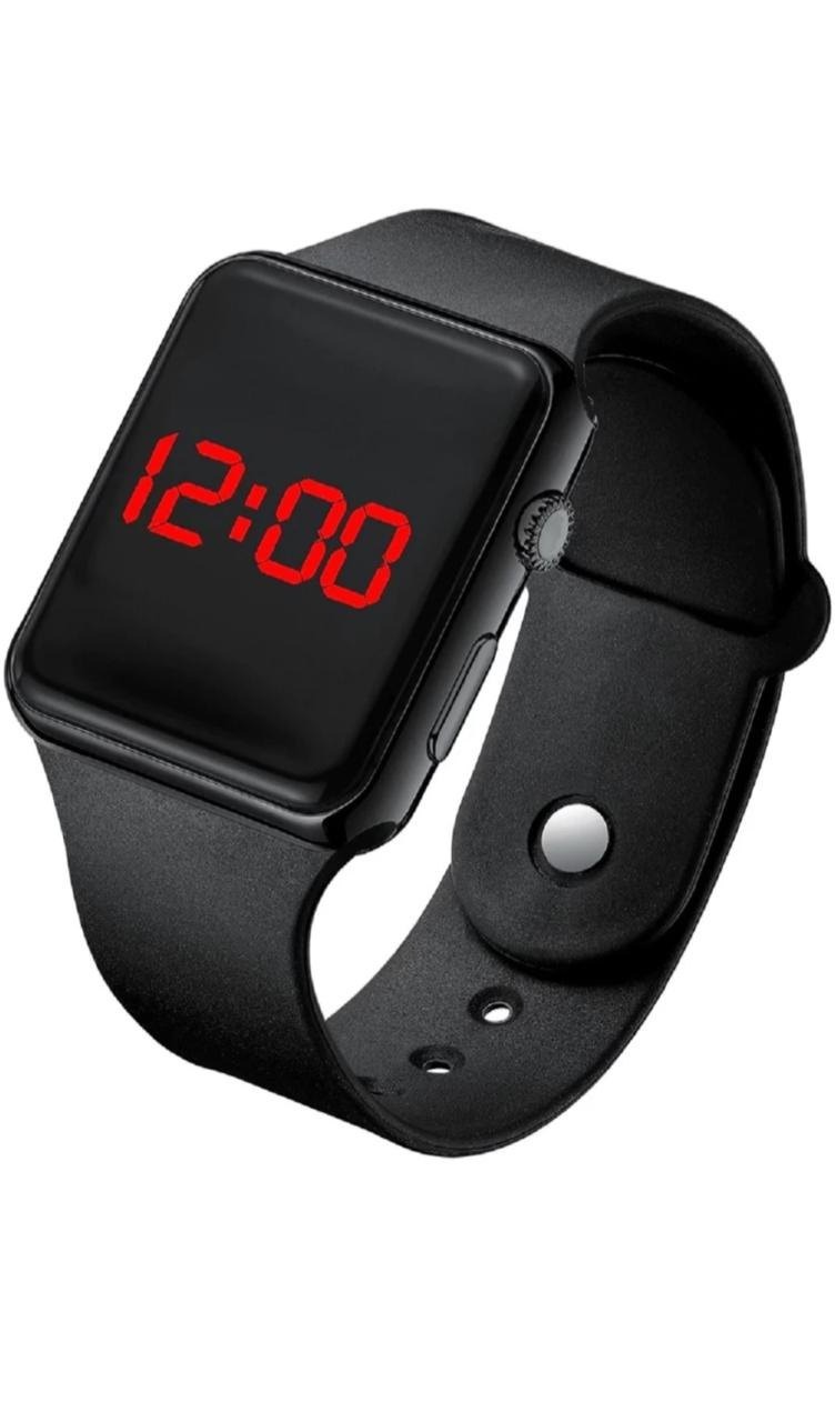 Black Color Led Watch For Men