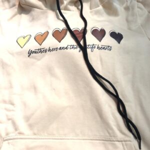Creme Color Hoodie For Women Size L