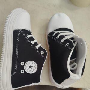 White And Black Colour Shoes For Kids Size 5