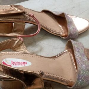 Womens Heel Sandal Beige Colour Size 6