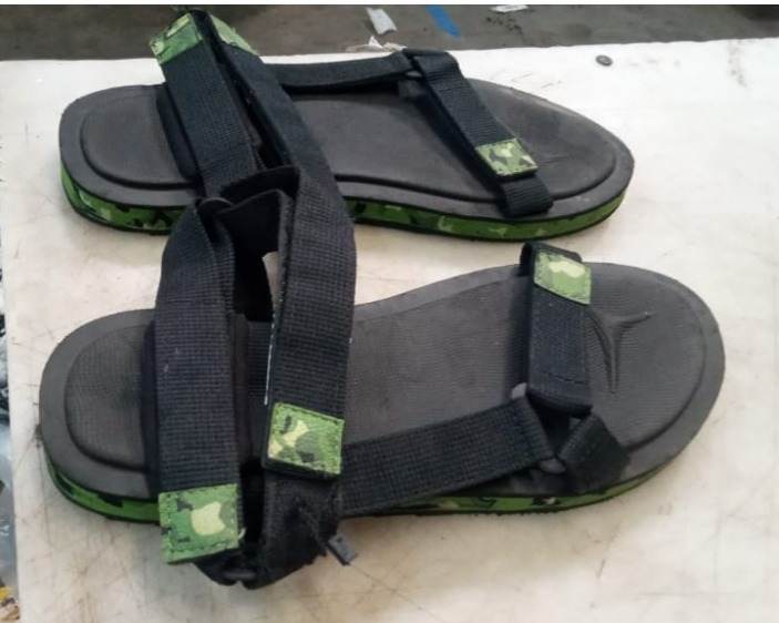 Mens Sandals Black Size 9