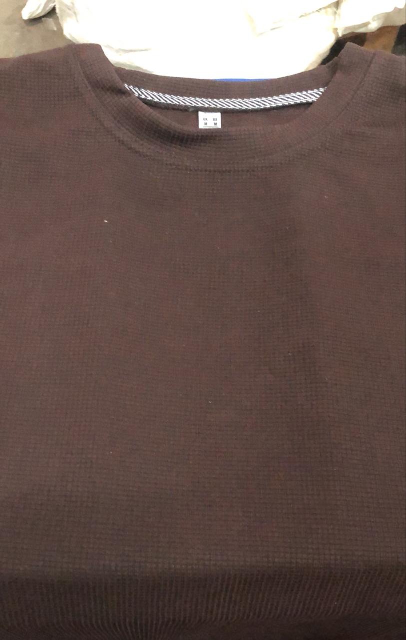 Brown Color T Shirt For Men Size M