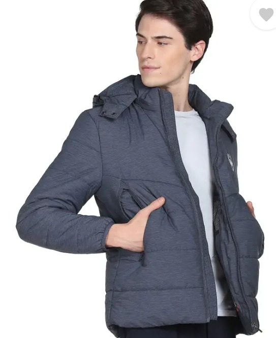 U S Polo Assn Navy Blue Men Solid Casual Jacket Size Xl