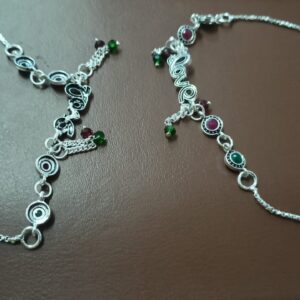 Sahiba Gems Sterling Silver Anklet