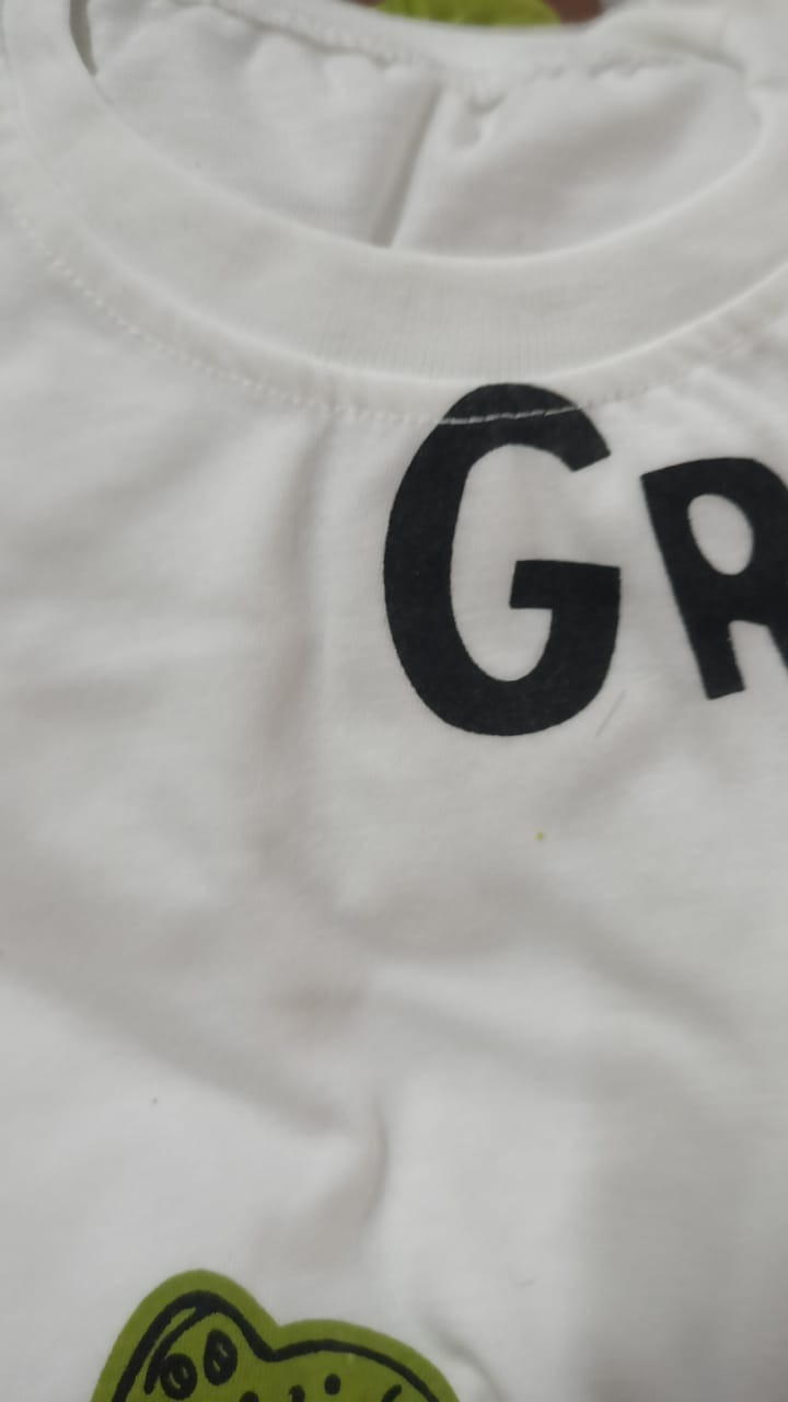 Kide Boy T Shirt Set Size 2 Year Color White