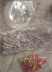 Beads For Jewelry Art And Craft Letter And Emoticon Beads For Bracelet Making Multicolour