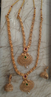 Gold Plated Necklace Set For Women
