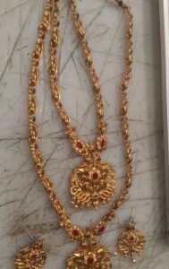 Gold Plated Necklace Set For Women
