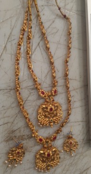 Gold Plated Necklace Set For Women