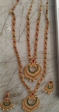 Gold Plated Necklace Set For Women