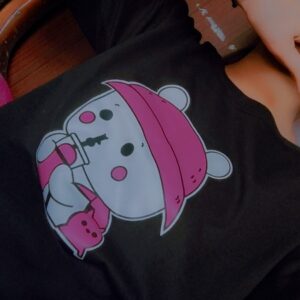 Women Black Color Printed T Shirt Size Xl