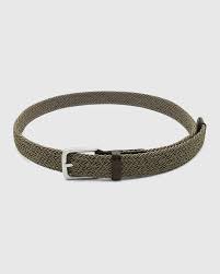 Women Stretchable Olive Green Colour Belt