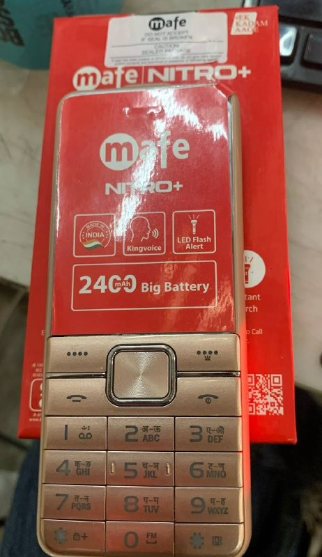 Mafe Nitro Gold Color Feature Phone 32Gb Imei No 352353121455551