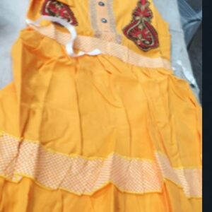 Kids Yellow Frock For Girls Size 10 To 11 Yrs