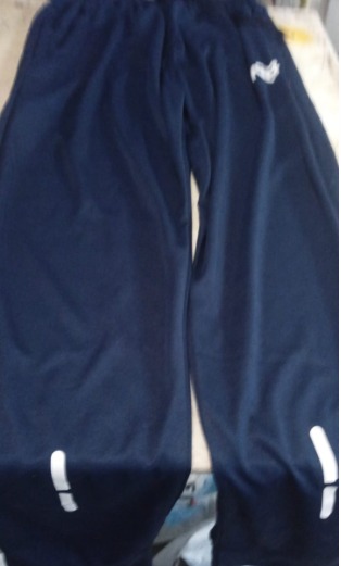 Men s Polyester Track Pant Size S Blue