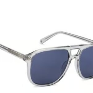 John Jacobs Unisex Stylish Square Full Rim Sunglasses Gray Acetate S12957