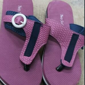 Two Soft Pink Daily Wear Slippers For Women Size 5