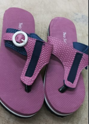 Two Soft Pink Daily Wear Slippers For Women Size 5