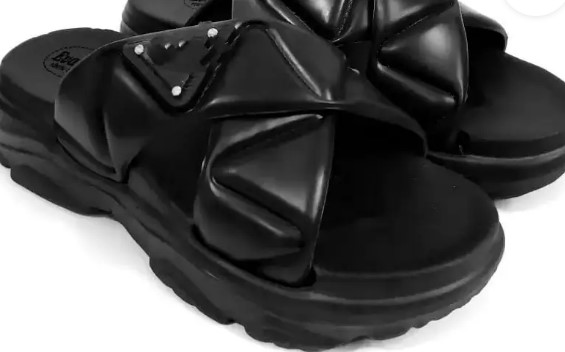 Black Soft Slippers For Women Size 38