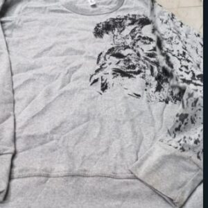 Kids Grey Printed Full Sleeve Tshirt For Boys Size 89 Yrs