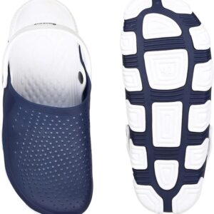 Bonkerz Men Clogs Sandal Navy Grey 7