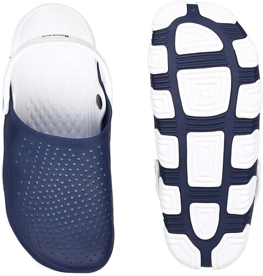 Bonkerz Men Clogs Sandal Navy Grey 7