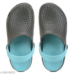 Bonkerz Men Clogs Sandal Grey Aquablue 9