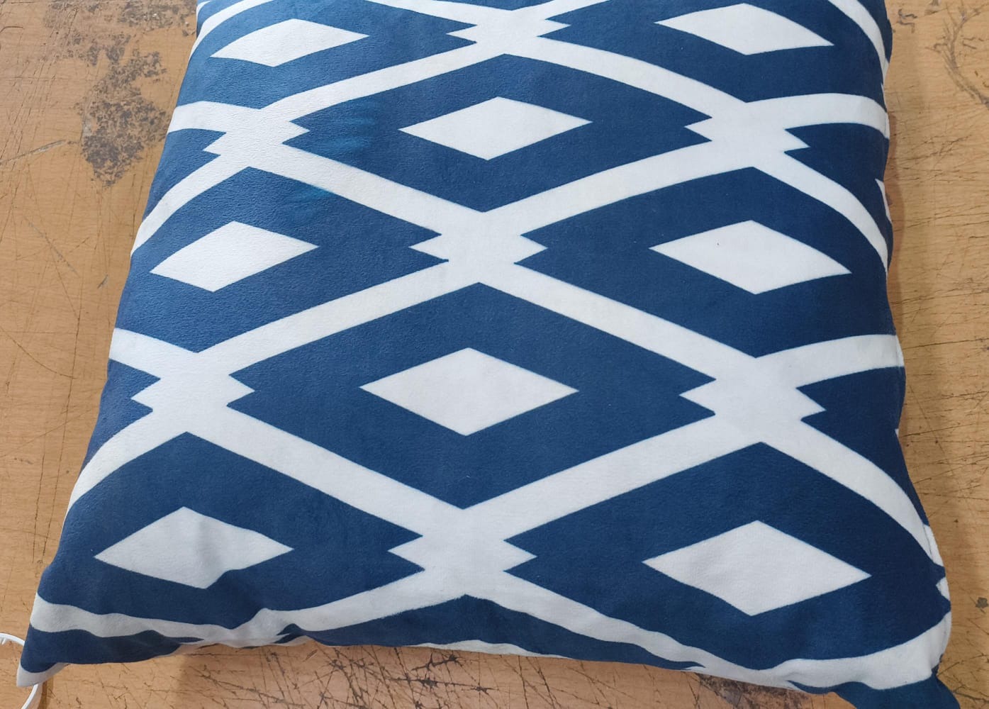 Private Label Microfibre Geometric Cushion Pack of 3 Dark Blue