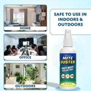 Private Lable Mite Buster Insect Repellent All In One Spray 100 Herbal 50ml