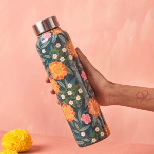 chumbak steel bottle marigold steel