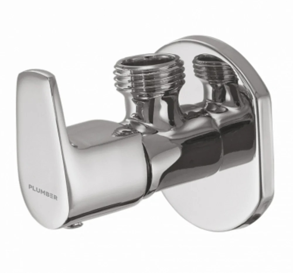 Plumber Bathware Stainless Steel Silver Cock Angle