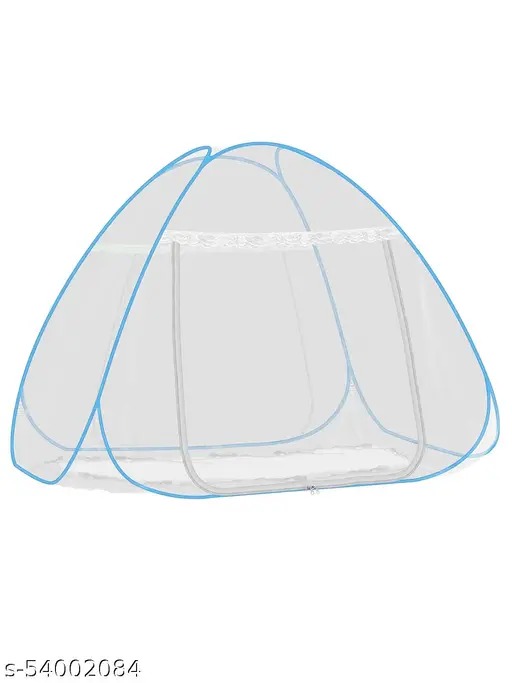 Story Home Foldable Tent Mosquito Net Blue White