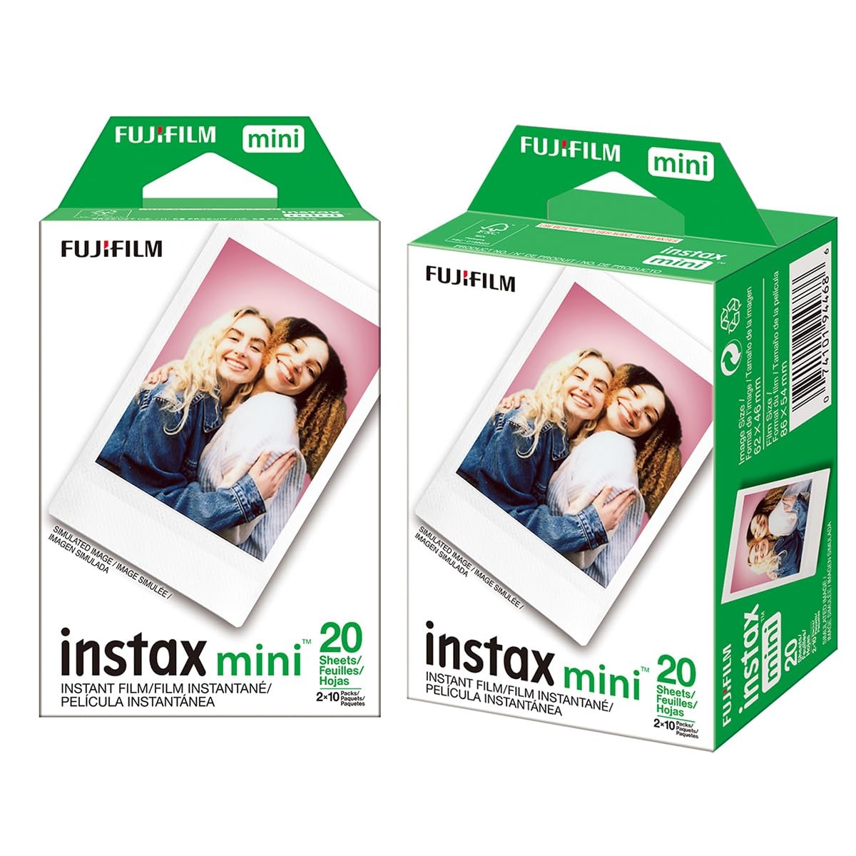 Fujifilm instax mini Instant Film 20 sheets