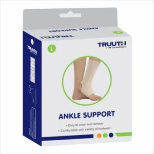 Truuth Ankle Support L beige colour 1 pair