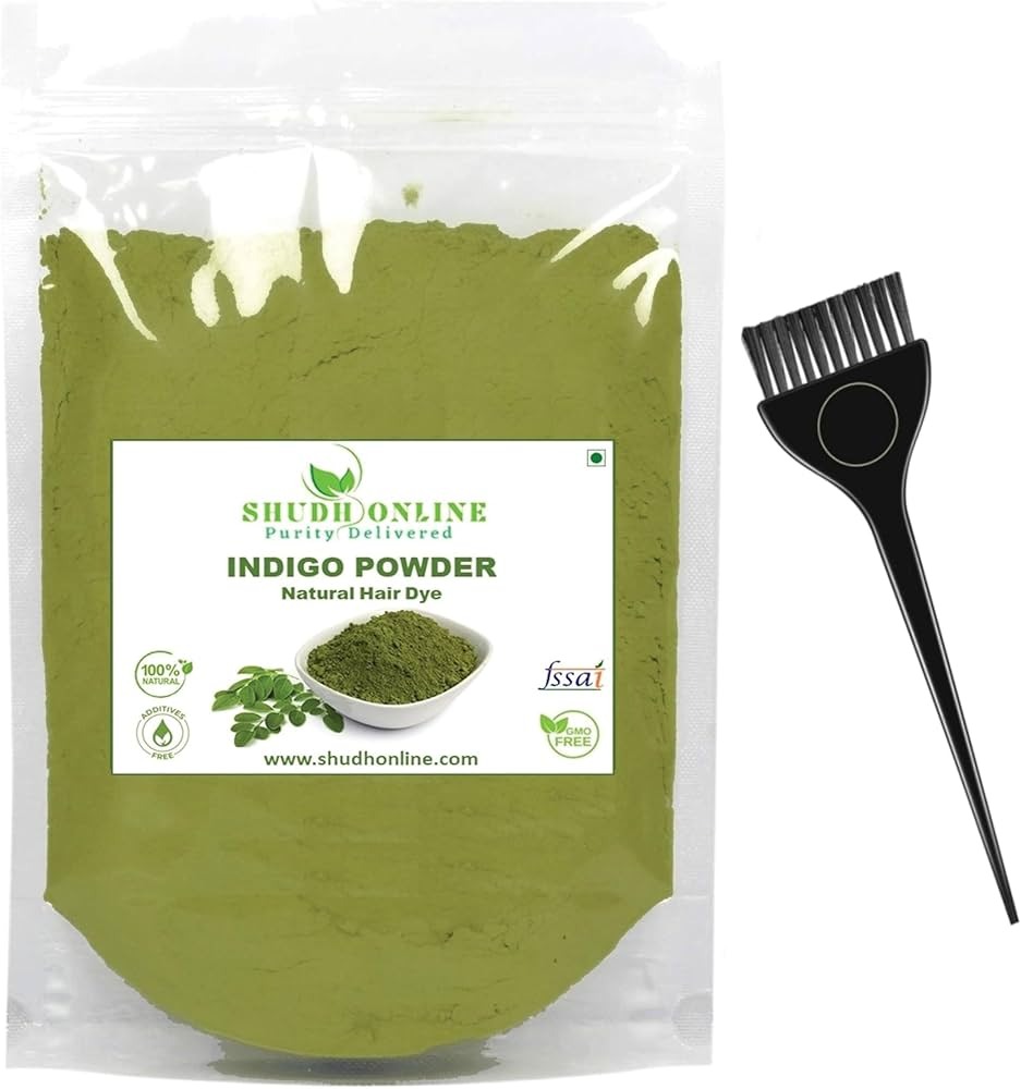 Shudh Online Indigo Powder Organic for Hair Black Colour 500 Grams