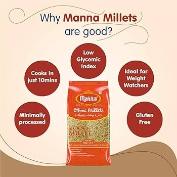 Manna ethnic millets kodo millet kogo 1 kg