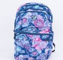 Arctic Fox Blossom Dark Denim School Bag Blue 22 L