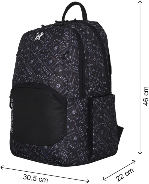 Arctic Fox Large 31 L Laptop Backpack Warli Black Black