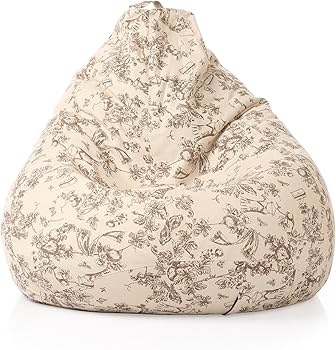 Style Homez Classic Cotton Canvas Abstract Printed Bean Bag XXL Size Cover Only