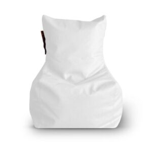 Style Homez Classic Leatherette Bean Bag L Size Chair White Color For Kids Cover Only