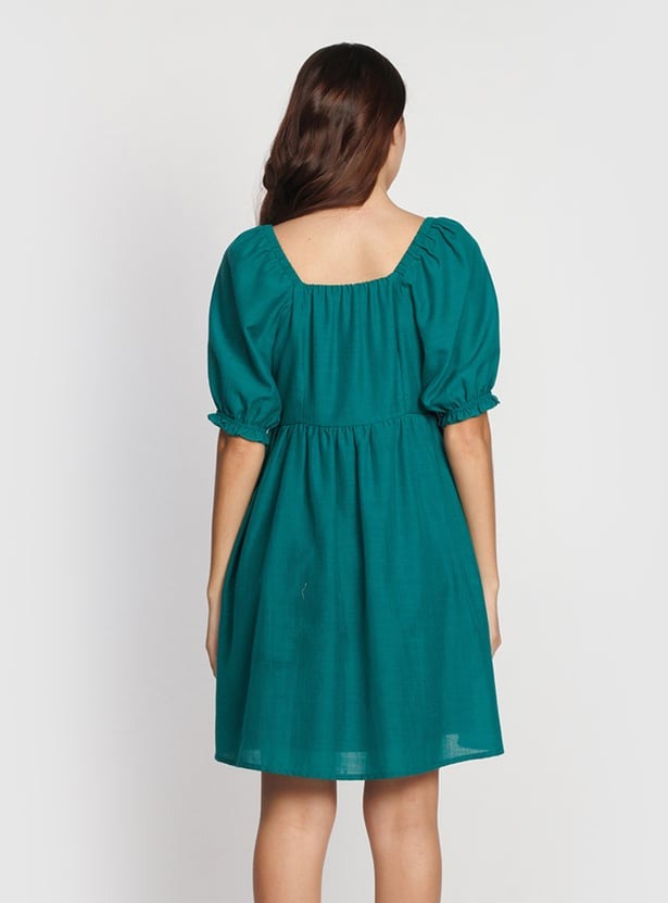 ZINK LONDON Women Solid A line Dress size M