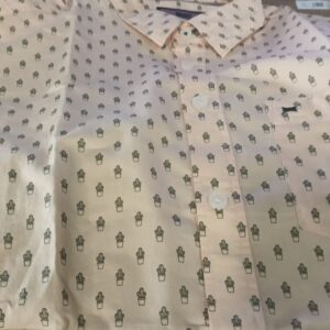Basics men shirt pastel orange colour size