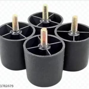 Private Label Chair Sofa Plastic Leg 4 Inch Height Thread Type Set of 4