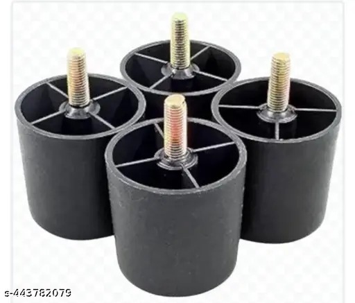 Private Label Chair Sofa Plastic Leg 4 Inch Height Thread Type Set of 4