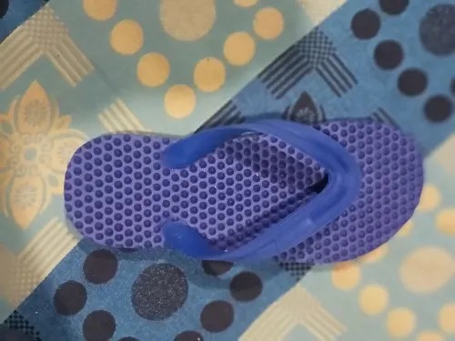 Jump men rubber hawai chappal navy blue colour 8 size 1 pair