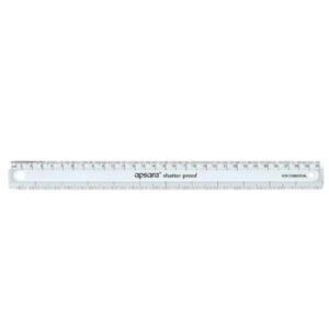 Apsara shatter proof 30cm scale pack of 5 pcs