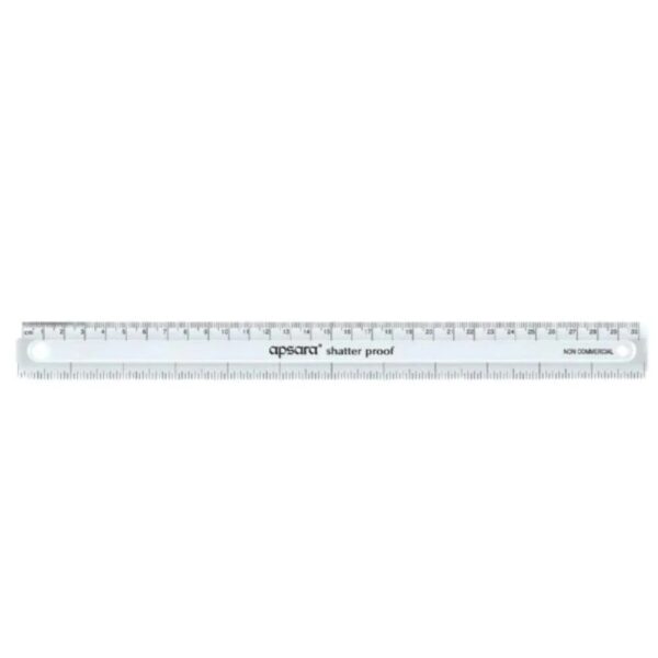 Apsara shatter proof 30cm scale pack of 5 pcs